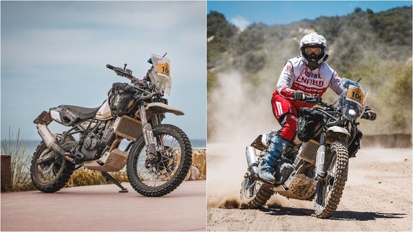 Purpose-built Royal Enfield Himalayan 450 goes rallying in Italy. Check it out