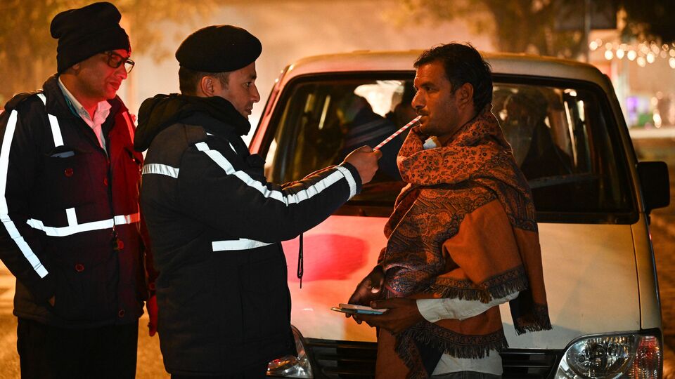 Drunk driving Delhi New Year