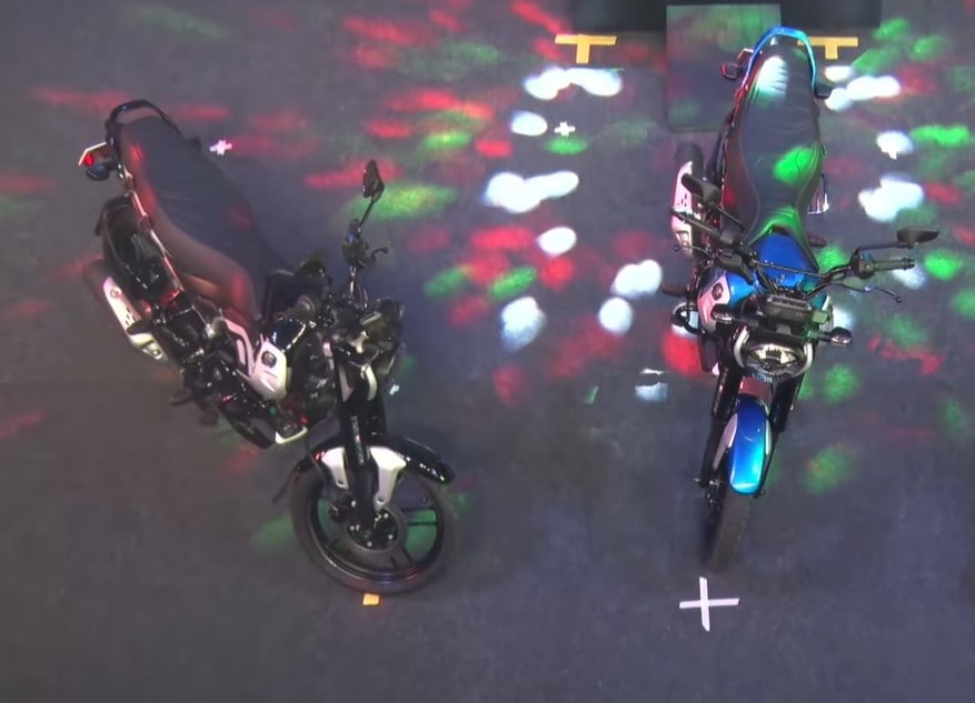 Another view of the recently-unveiled Bajaj Freedom CNG bike. Bajaj Freedom