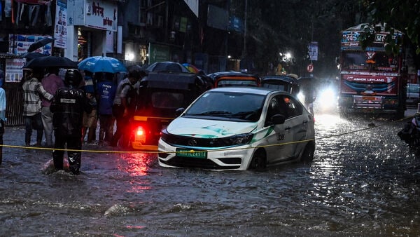 Cars turn into boats again as monsoon showers expose Mumbai's sorry woes