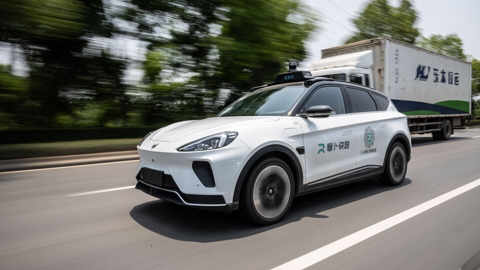 Baidu driverless car
