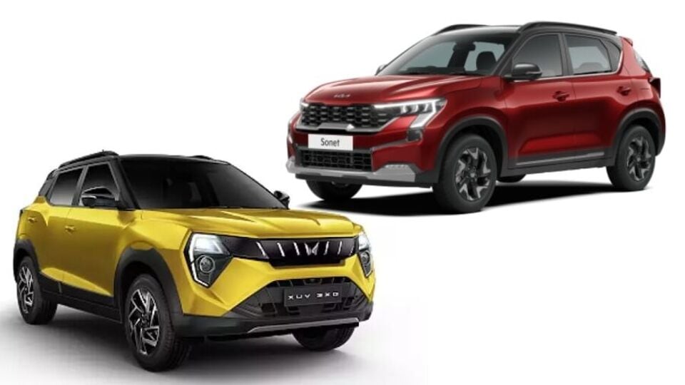 Mahindra XUV 3XO vs Kia Sonet