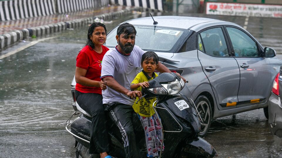 Delhi rain