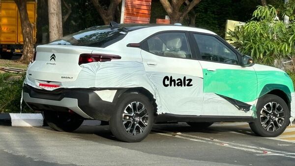 Citroen Basalt, rival to Tata Curvv, spotted testing undisguised ahead of launch