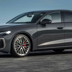 The 2025 Audi A5 is based on an all-new architecture that can support ICE and hybrid powertrains. It's also larger than the current model 