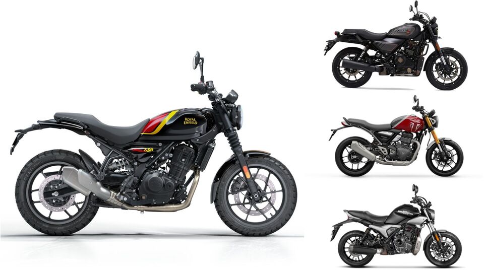 Royal Enfield Guerrilla 450 vs rivals 