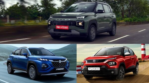 Hyundai Exter vs Tata Punch vs Maruti Fronx: Which CNG SUV Offers the Best Mileage?