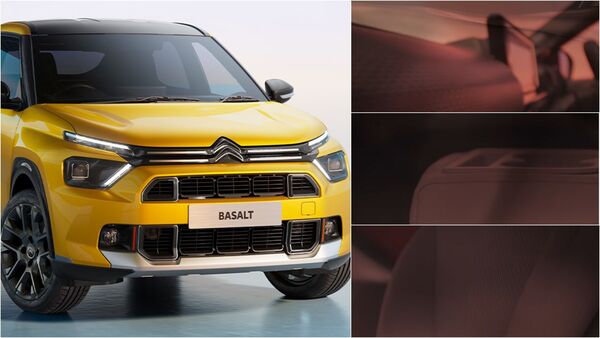 Citroen Basalt coupe SUV interior teased in new teaser video, launch next month