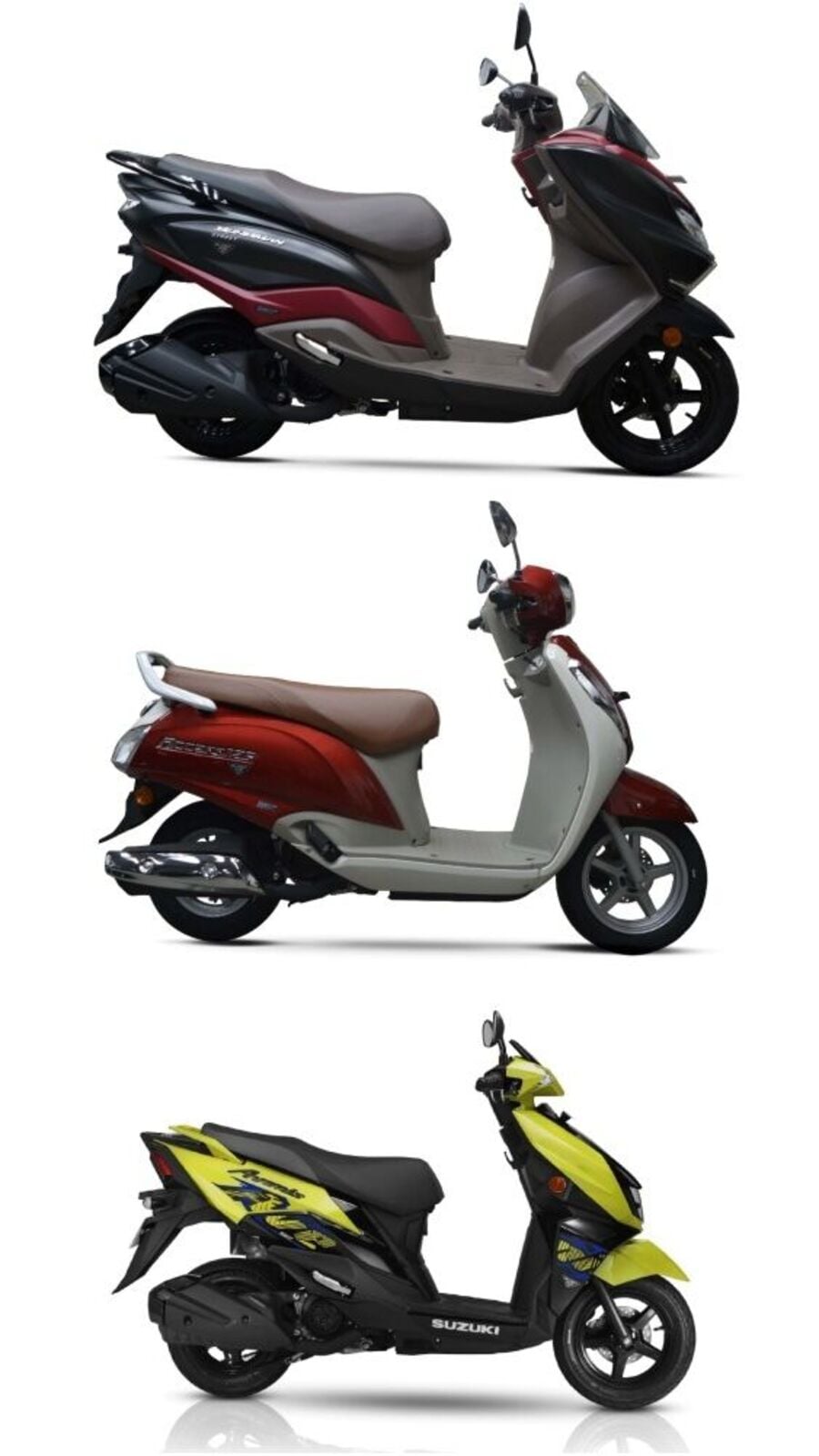 Check out the new colour options the Suzuki Access Avenis Burgman Street 125 HT Auto