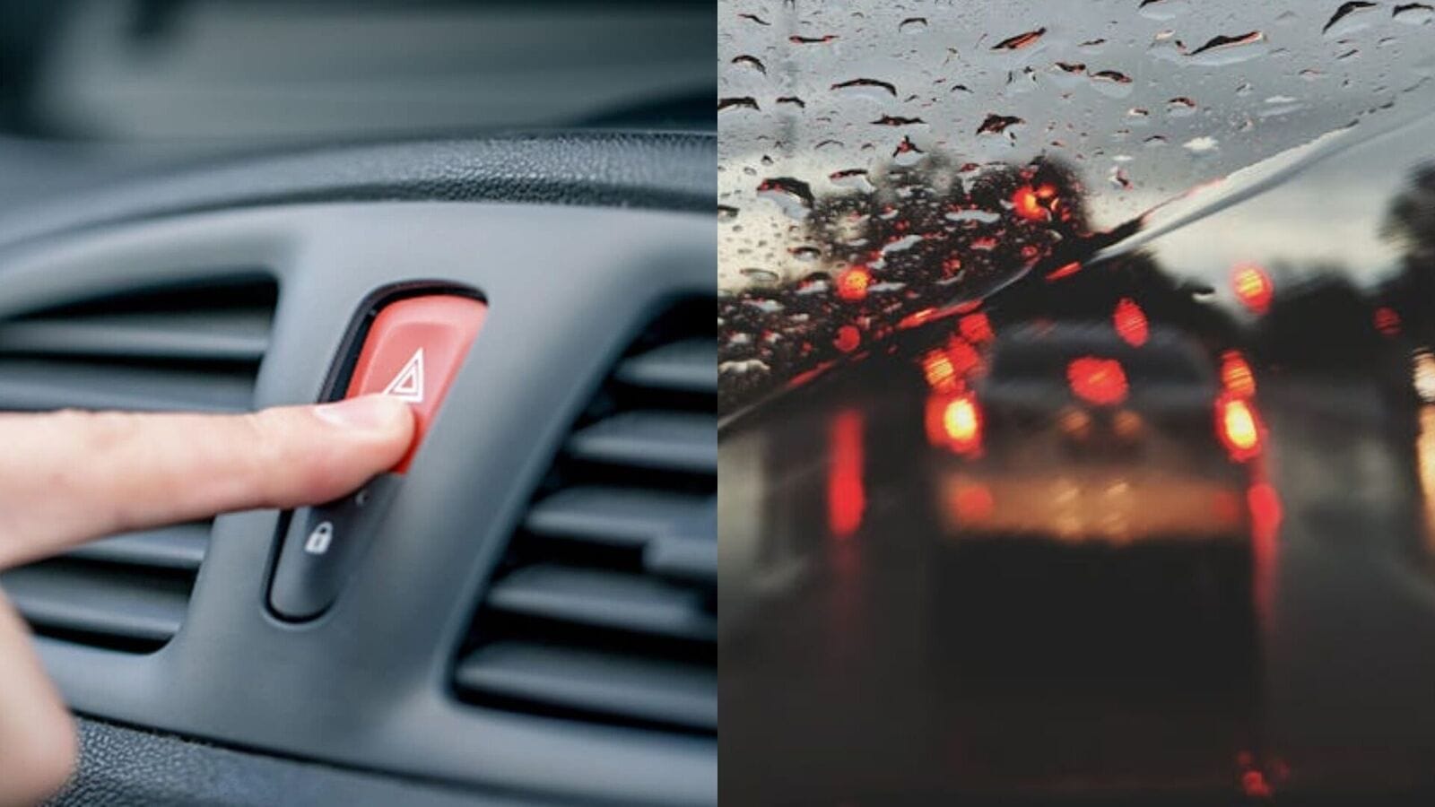 Should you drive with your hazard lights on in the rain? | HT Auto