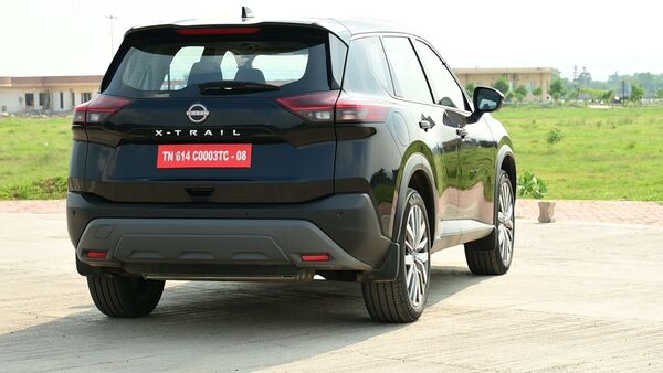 At the rear, there are boomerang-shaped LED tail lamps along with a chunky bumper.