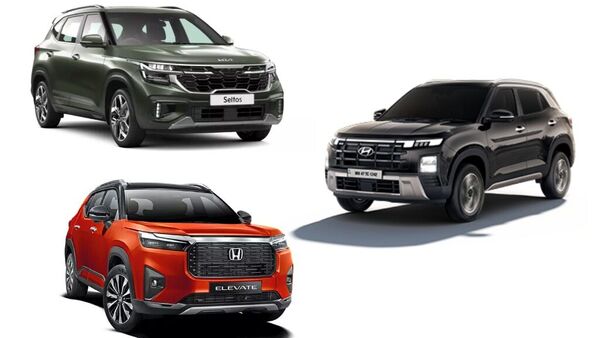 Kia Seltos vs Hyundai Creta vs Honda Elevate: Which SUV offers best fuel economy