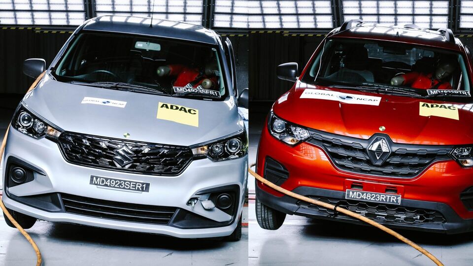Maruti Ertiga Renault Triber Global NCAP