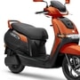 The TVS iQube Celebration Edition gets a new dual-tone paint scheme with decals to differentiate it from the standard model