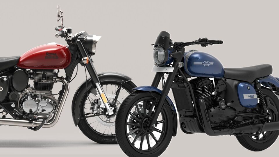 RE Classic 350 vs Jawa 42