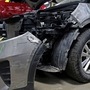 A Kia car which was damaged after being stolen is seen at an auto repair shop. (Image used only for representational purpose) (AP)