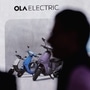 File photo: A view of Ola electric scooters parked on stage during the course of a press conference related to IPO announcement by the company. (Reuters)