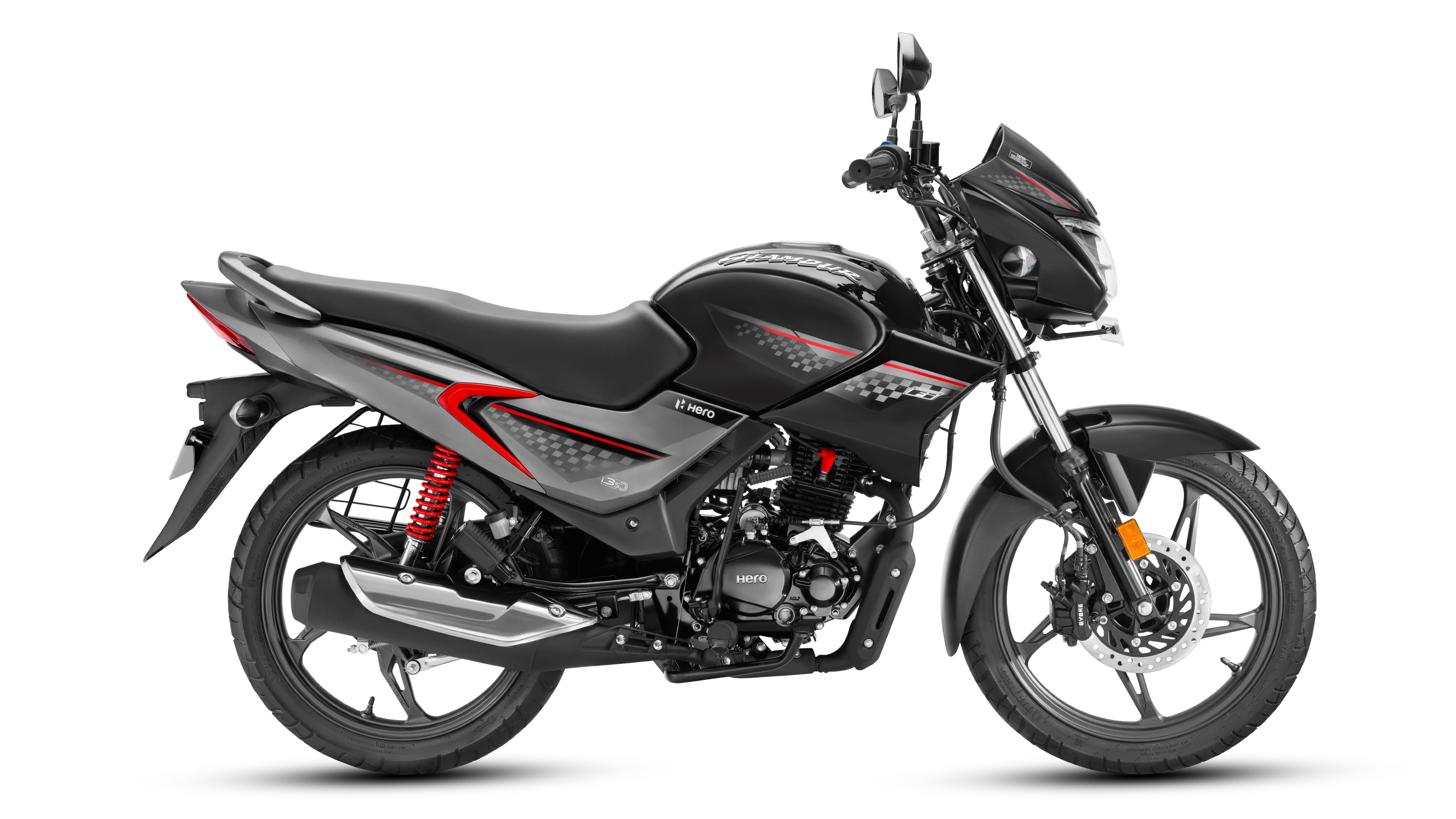 The 2024 Hero Glamour 125 retains the same mechanicals with a 124 cc single-cylinder 