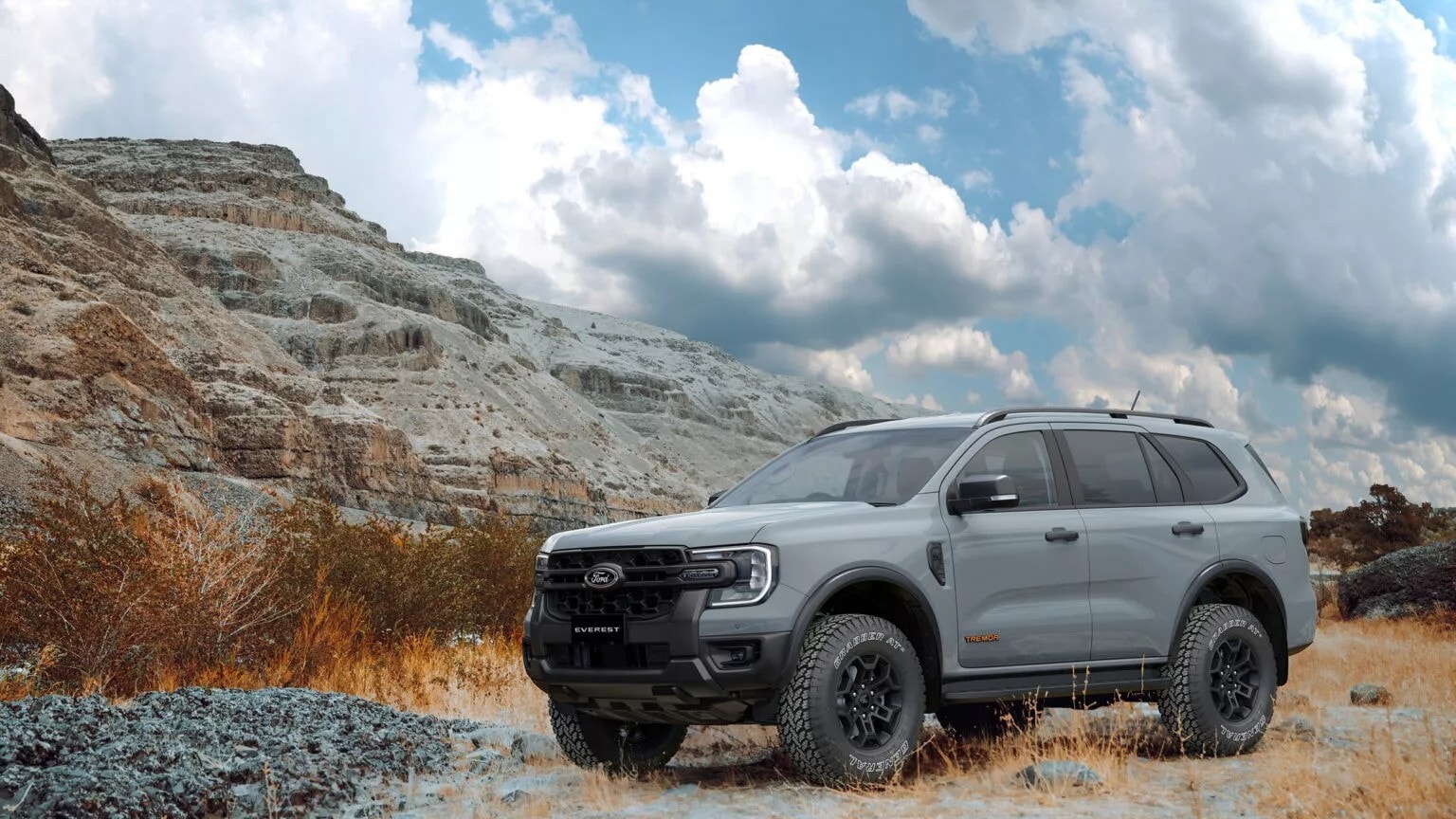 The new Everest Tremor gets a position-sensitive Bilstein Dampers and a lift kit