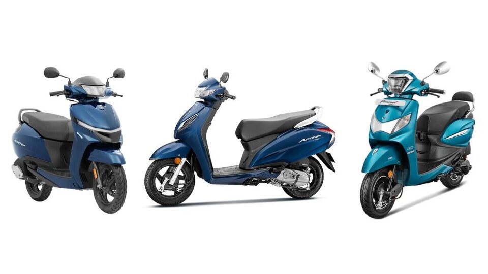 TVS Jupiter 110 vs rivals