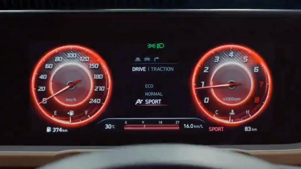 Hyundai Motor has also revealed the digital instrument cluster which has been borrowed from the new Creta. It reveals that the Korean auto giant will offer three drive modes in Eco, Normal and Sport with the 2024 Alcazar. It will also offer traction modes. It is expected that the Hyundai will also introduce Level 2 ADAS in the upcoming facelift version of the three-row SUV.