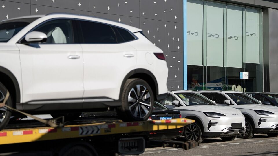BYD EV sales China