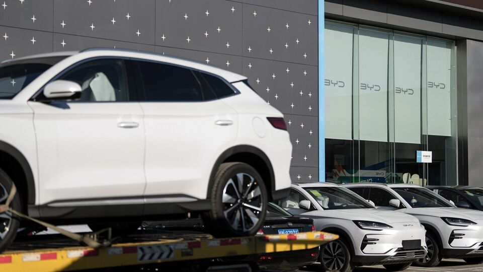 BYD EV sales China