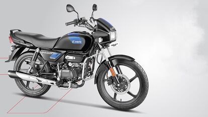 Hero Splendor XTEC updated with a front disc brake. Check price HT Auto