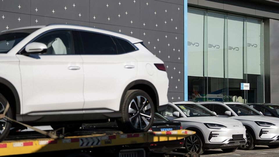 BYD EV sales China
