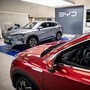 File photo of a BYD showroom. BYD is the largest EV player in the Chinese market and one of the largest anywhere in the world. (Bloomberg)