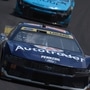 Joey Logano (22) races during a NASCAR Cup Series auto race at Atlanta Motor Speedway, Sunday, Sept. 8, 2024, in Hampton, Ga. (Hyosub Shin/Atlanta Journal-Constitution via AP) (AP)