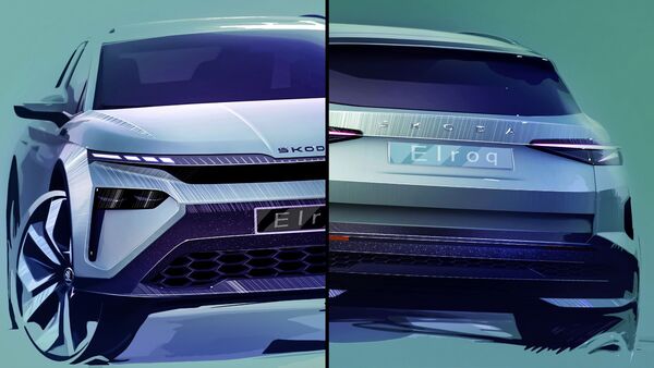 2025 Skoda Elroq sketches revealed, will have range of over 560 km