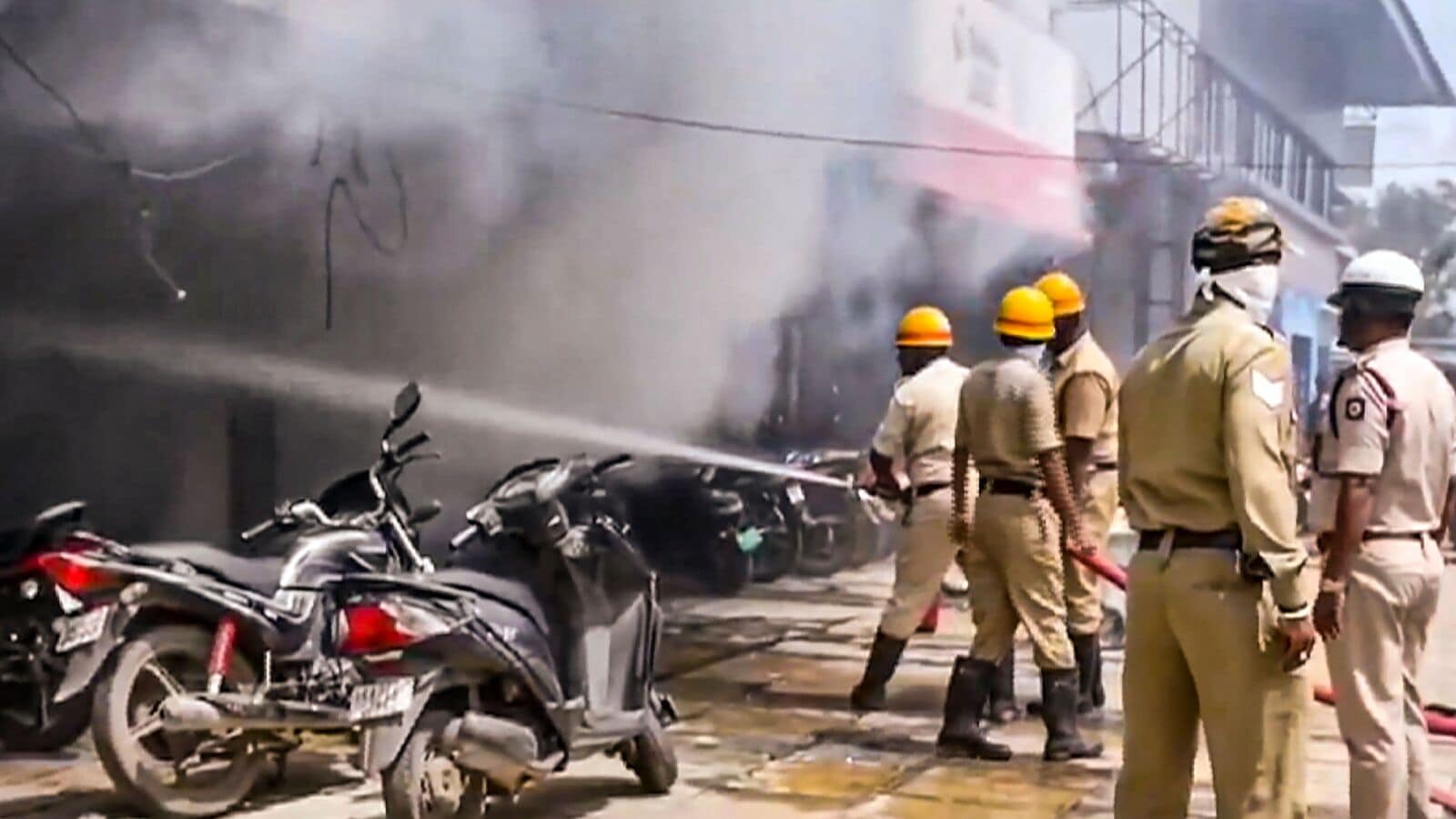 Watch: Angry customer sets Ola electric scooter showroom on fire