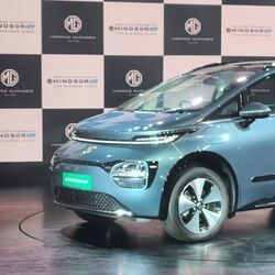 The MG Windsor EV packs 134 bhp and 200 Nm from a single electric motor and a 38 kWh battery