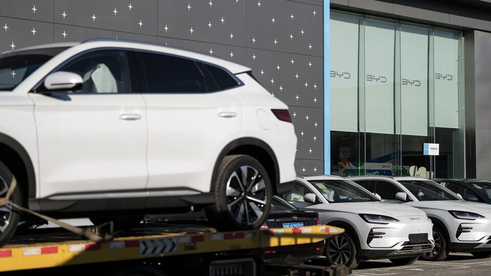 BYD EV sales China