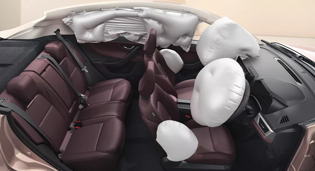 The cabin of the Tata Curvv ICE is fitted with ventilated seats, and the rear row gets incline functionality for added comfort. There are six airbags around the interior and ISOFIX mounts for child seats in the rear row. 