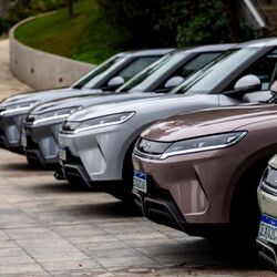 The Italian Foreign Minister said on Monday that the country backs tariffs on Chinese exports of electric vehicles proposed by the European Commission. | FILE PHOTO: Image of Chinese-made BYD Yuan Pro EVs used for representational purposes. 