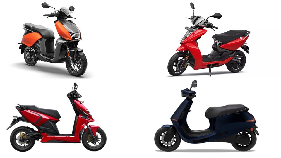 Vida V1 Pro and Ather 450X and Ola S1 Pro and Simple One