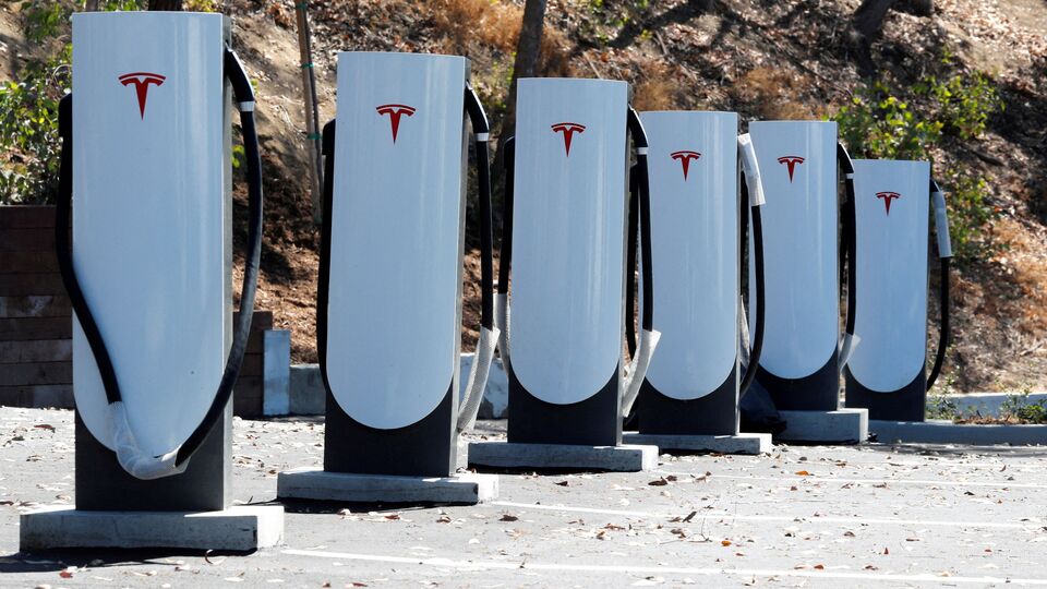 Tesla EV chargers