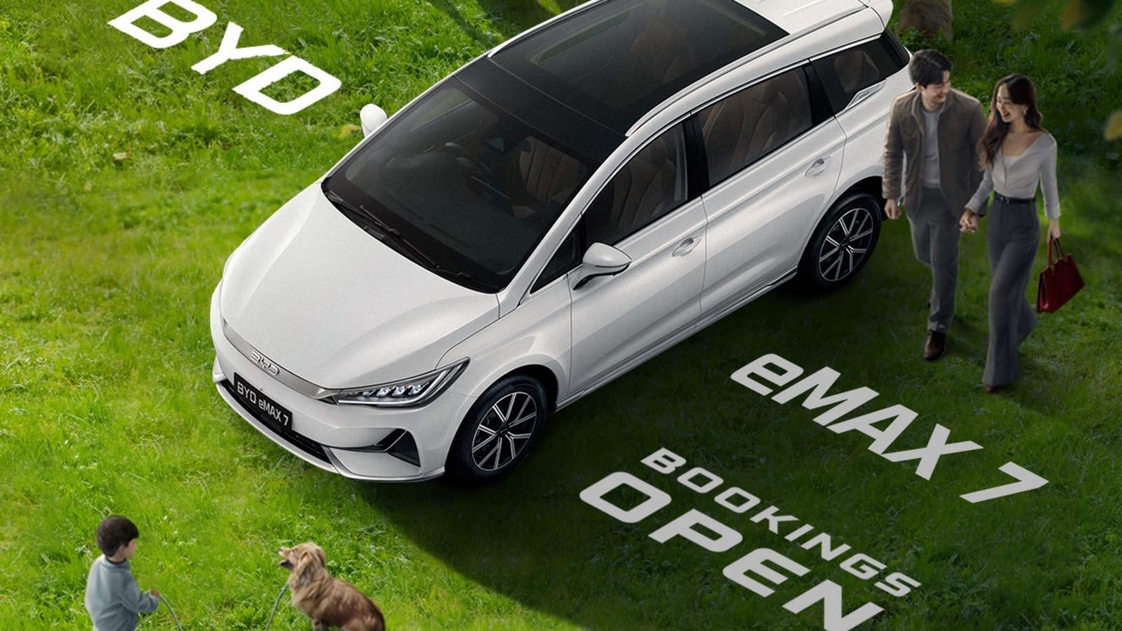 BYD eMAX 7 bookings opened, first 1,000 customers to get free chargers and benefits worth ₹51,000