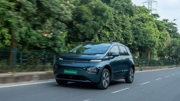 The Windsor EV gets a 38 kWh battery pack with a claimed range of 332 km. It also comes at a competitive price point starting from <span class='webrupee'>₹</span>10 lakh + battery rental at <span class='webrupee'>₹</span>3.5 per km