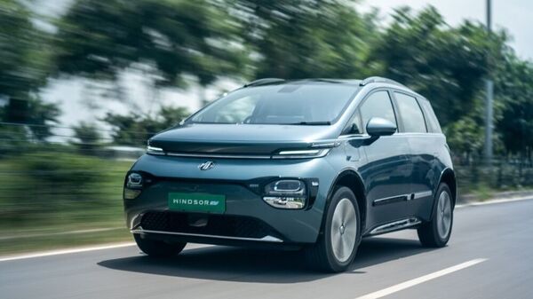 Windsor EV is an attempt to strike a balance between the practicality of a Comet EV and the premium value of the ZS EV. And then some more. Launched at a base price of ₹13.49 lakh, it can also be had for a base price of ₹10 lakh (all ex-showroom) plus a battery rental program. Windsor EV is an attempt to strike a balance between the practicality of a Comet EV and the premium value of the ZS EV. And then some more. Launched at a base price of <span class='webrupee'>₹</span>13.49 lakh, it can also be had for a base price of <span class='webrupee'>₹</span>10 lakh (all ex-showroom) plus a battery rental program.