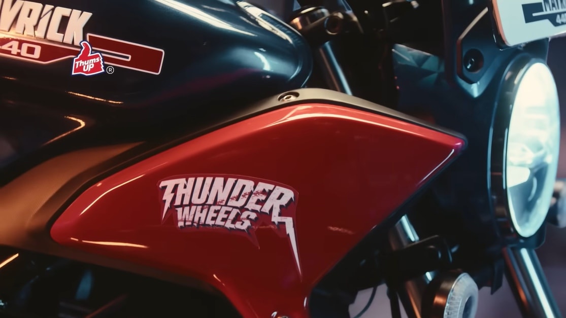 The Hero Mavrick 440 Thunderwheels does not get any mechanical changes and continues to get the 440 cc motor Hero Mavrick 440 Thunderwheels