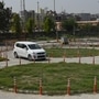 On the automated tracks for driving tests in Delhi, a licencing officer oversees the test, then takes a print-out of the result and signs it. (HT_PRINT)