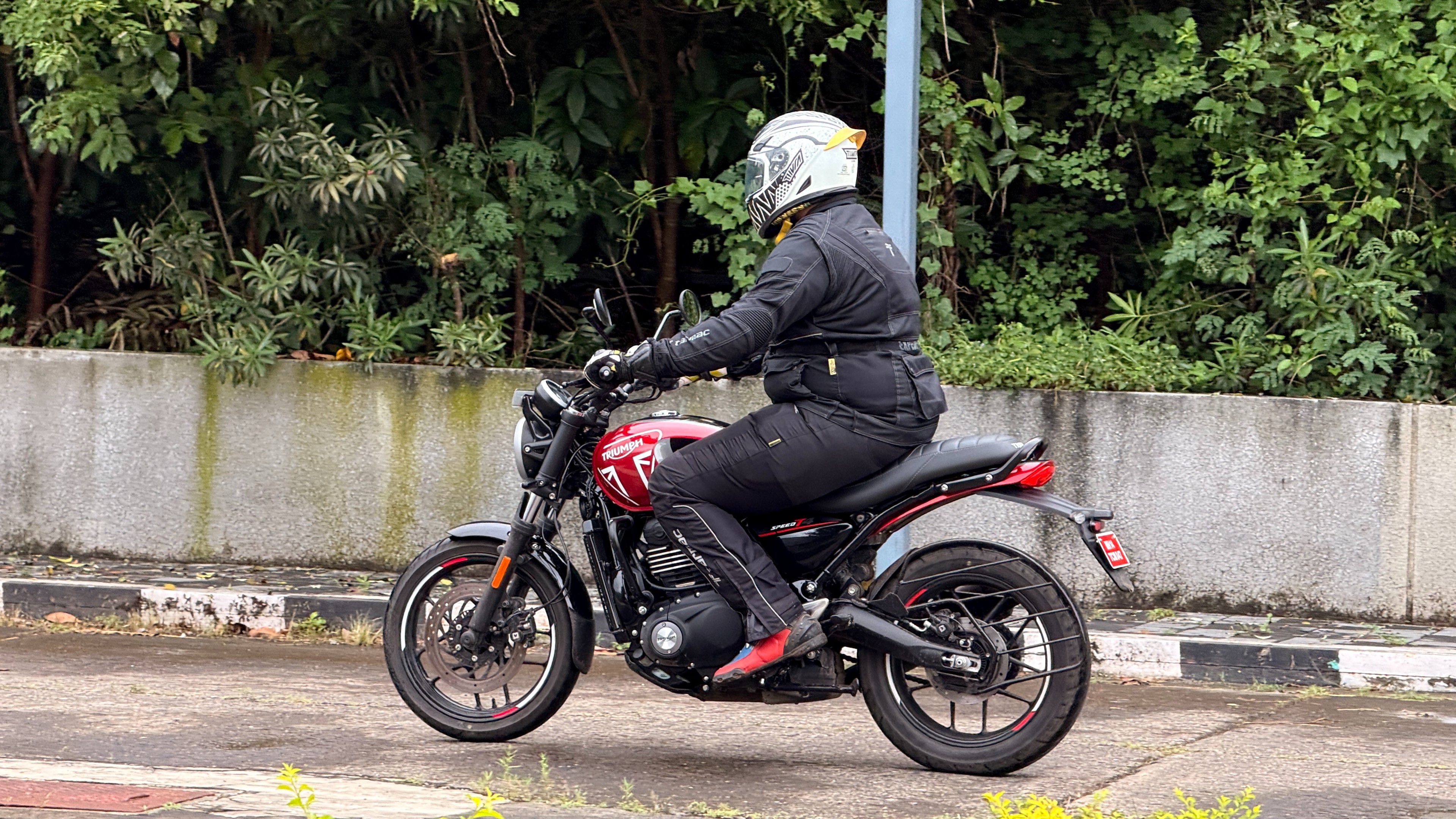 The Triumph Speed T4 gets more bare-bones components but that doesn't rob its fun-to-ride factor 2024 Triumph Speed T4 Review
