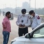 Delhi Police have issued more challans this year against traffic rule violations like red light jumps and overspeeding compared to the last two years. (Hindustan Times)