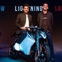 Narayan Subramaniam and Niraj Rajmohan, the co-founders of Bengaluru-based electric motorcycle startup Ultraviolette Automotive, seen with the F77 motorcycle. The F99 electric motorcycle, seen to the right, has been ideated, designed and engineered from scratch in Bengaluru and the electric bike maker is calling this India's first-ever superbike.