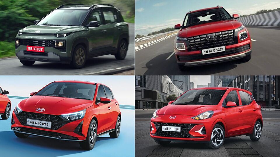 Hyundai Exter Venue i20 i10