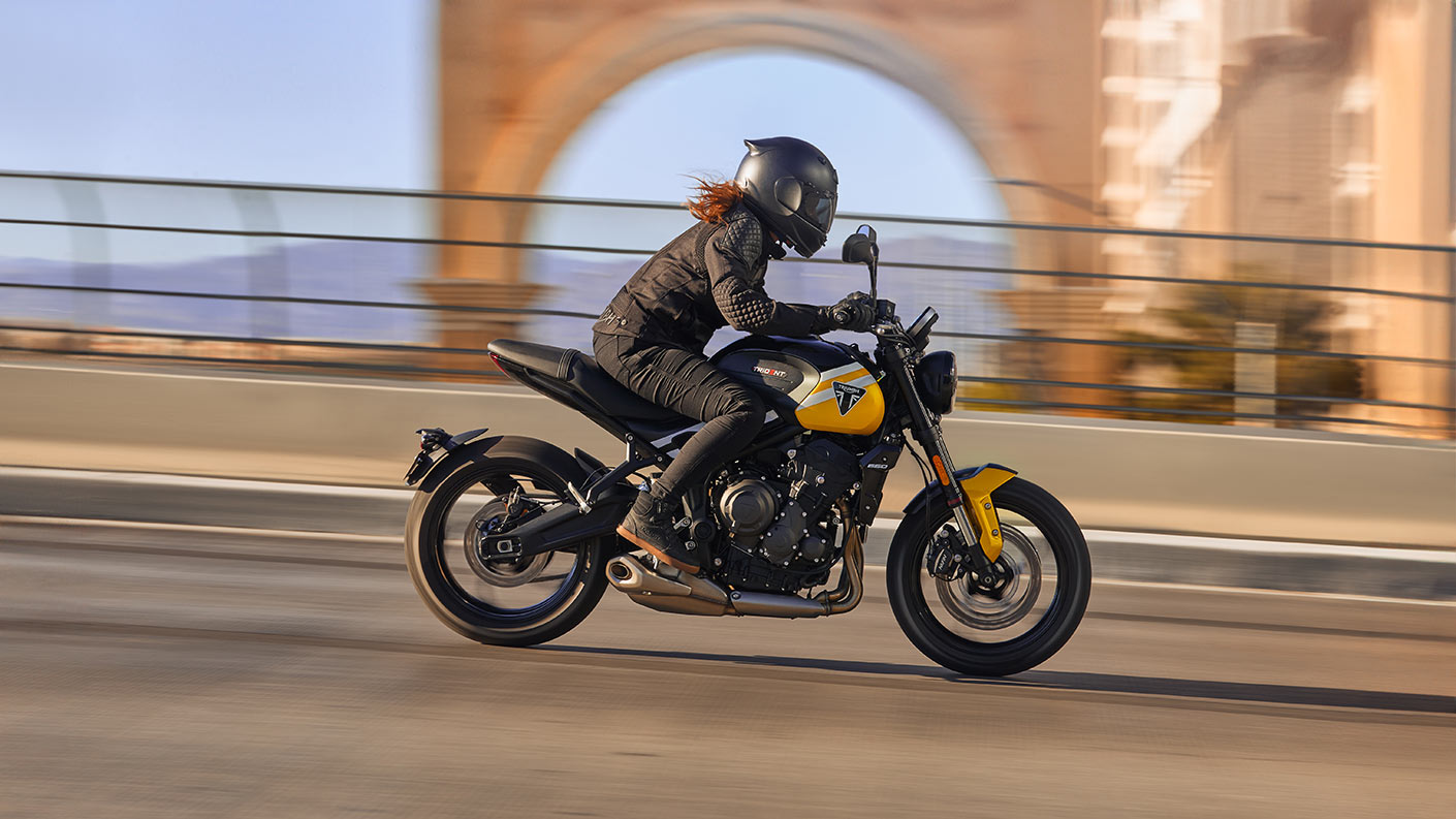 The new and updated Triumph Trident 660 runs on the same powertrain as before but gains critical features such as crucial control, traction control, and cornering ABS.