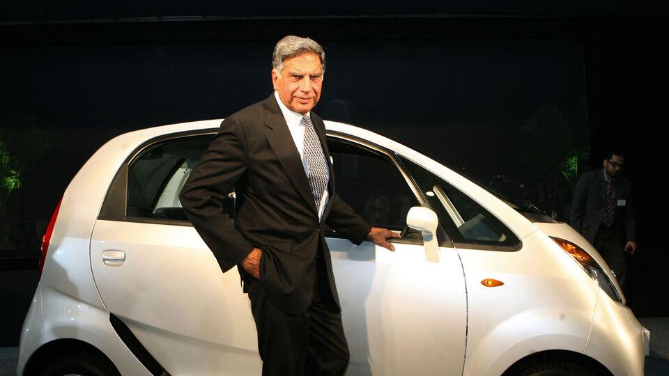 Ratan Tata with Nano